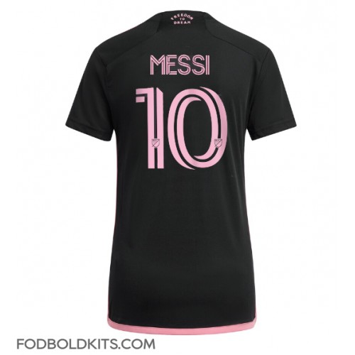 Inter Miami Lionel Messi #10 Udebanetrøje Dame 2024-25 Kortærmet